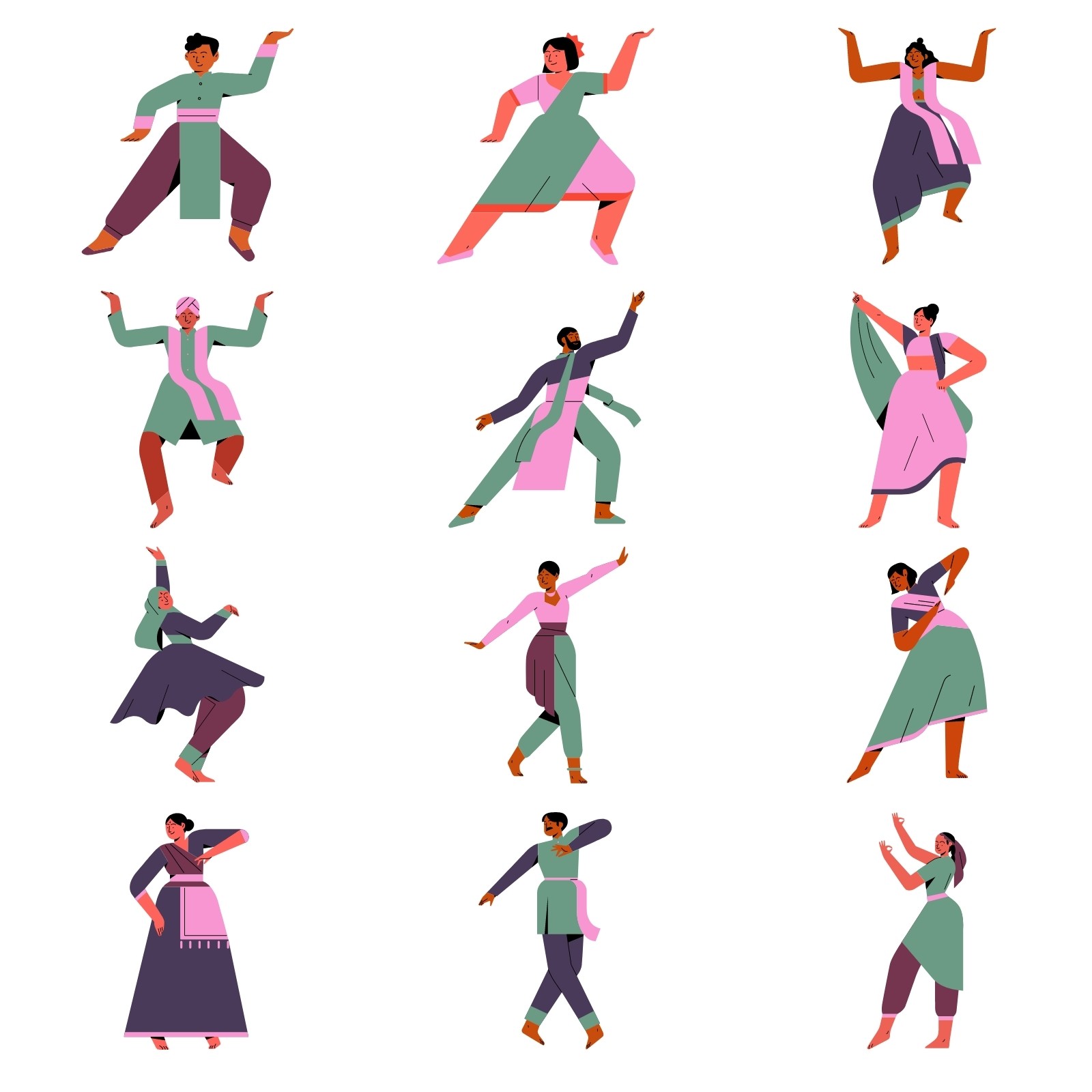 9人舞蹈结尾造型图片,舞蹈霸气收尾动作,九个人创意队形图(第5页)_大山谷图库