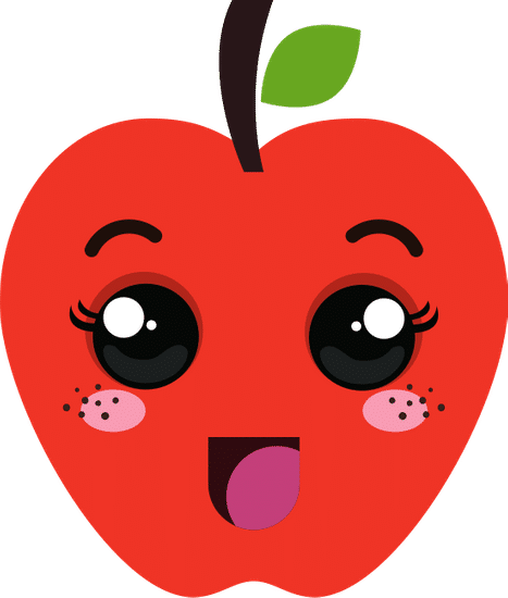 kawaiicartoonapple