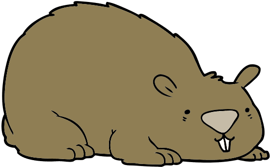 cartoon wombat cartoon wombat