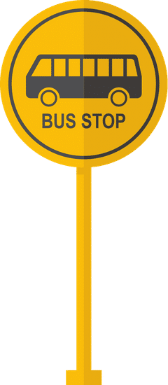 busstopsignillustration