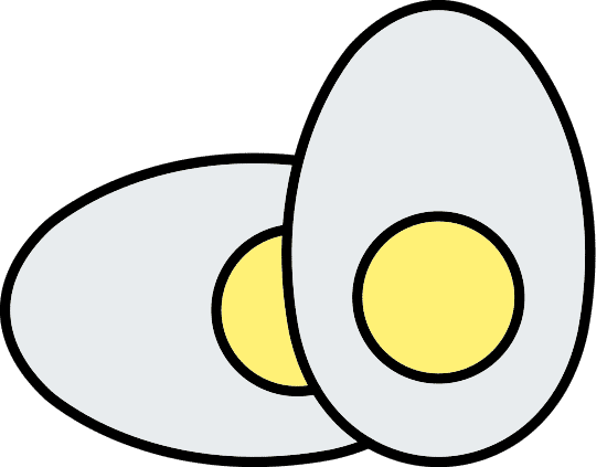 boiled egg icon design
