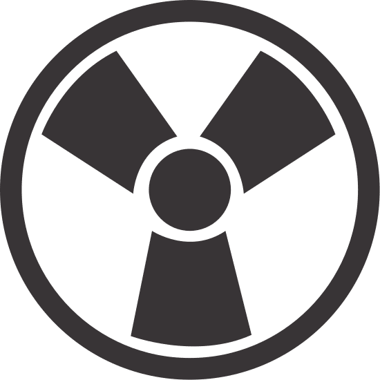 核能符号 nuclear energy symbol