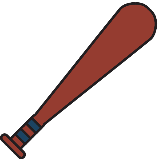 棒球棒图标 baseball bat icon