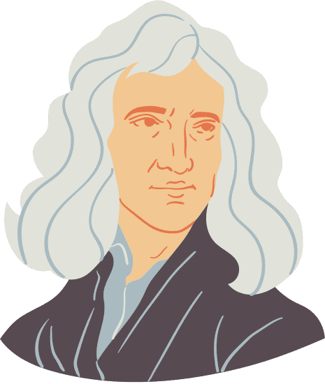 牛顿怎么画简单图片