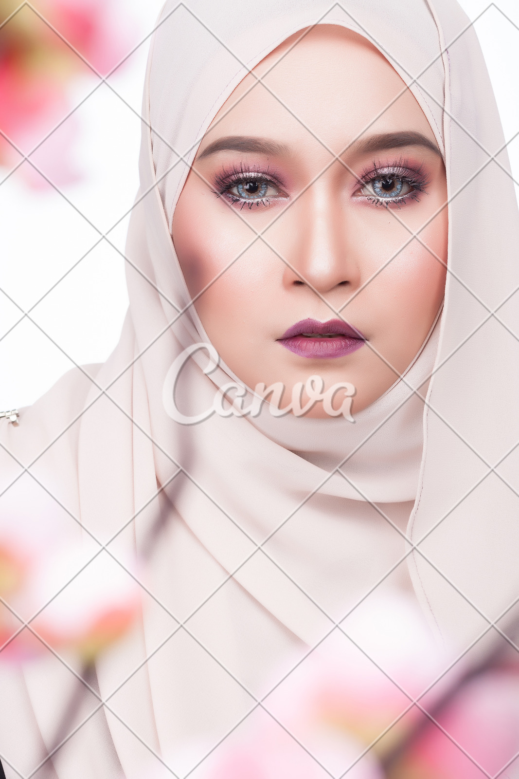 女性伊斯兰教化妆用品面部表情友谊家庭女人摄影时尚魅力