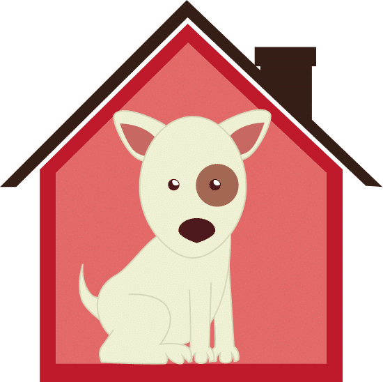 使用狗动物的房子 house with dog animal pet素材 canva可画