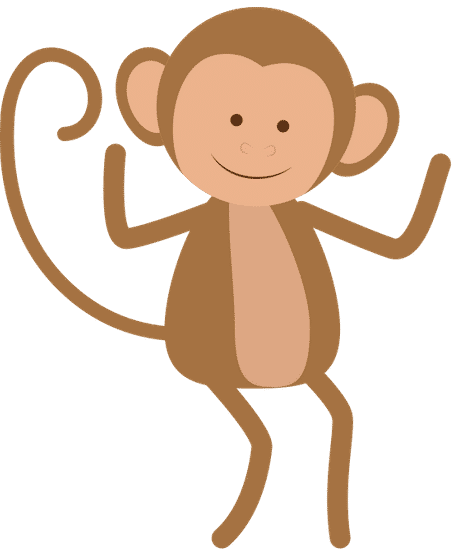 可爱的猴子卡通 cute monkey cartoon