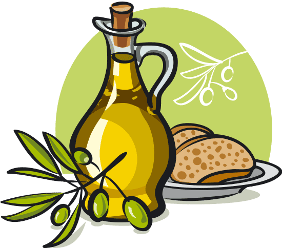 olive oil illustration