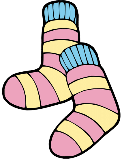striped purple socks 