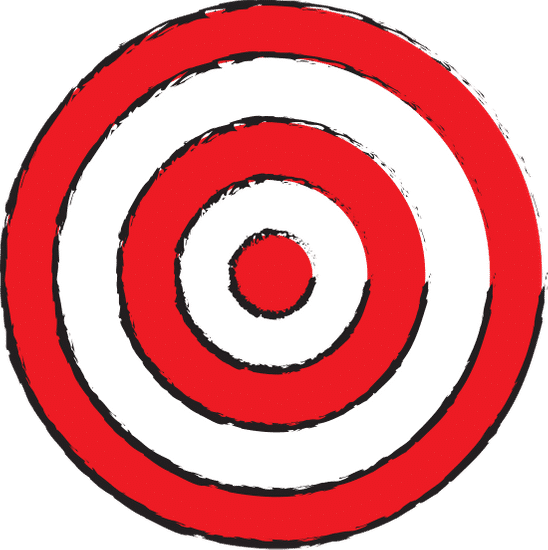 round target dartboard - 素材 - canva可画