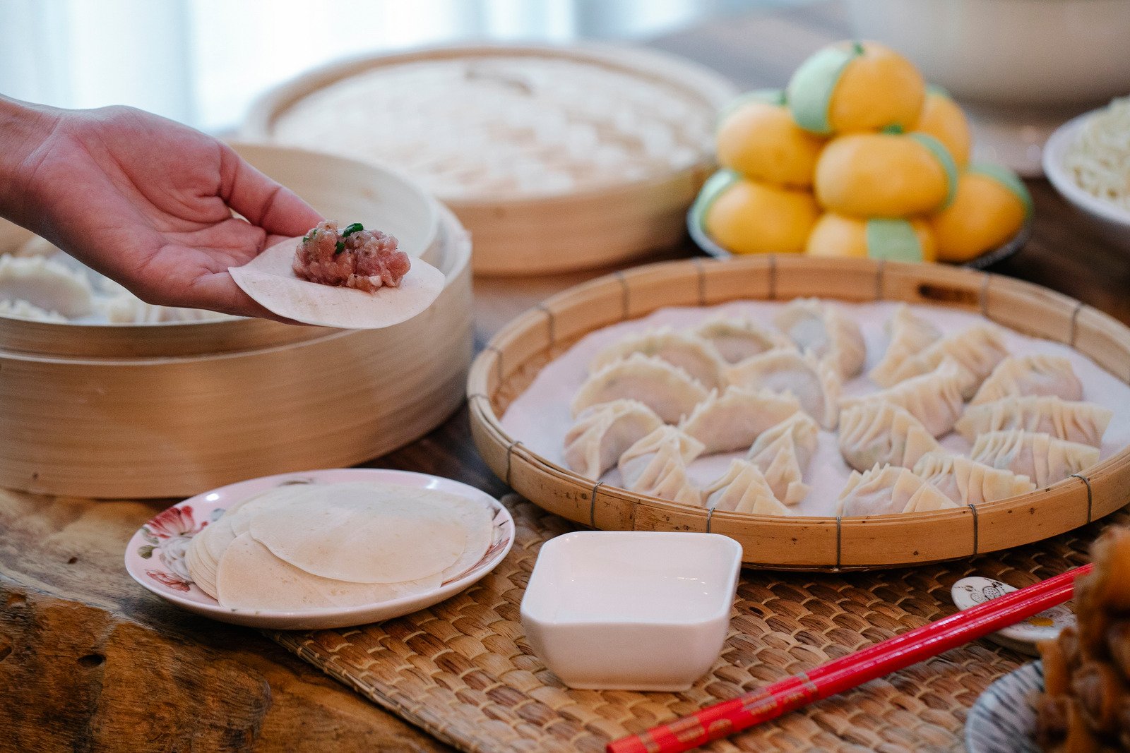 leek dumpling图片