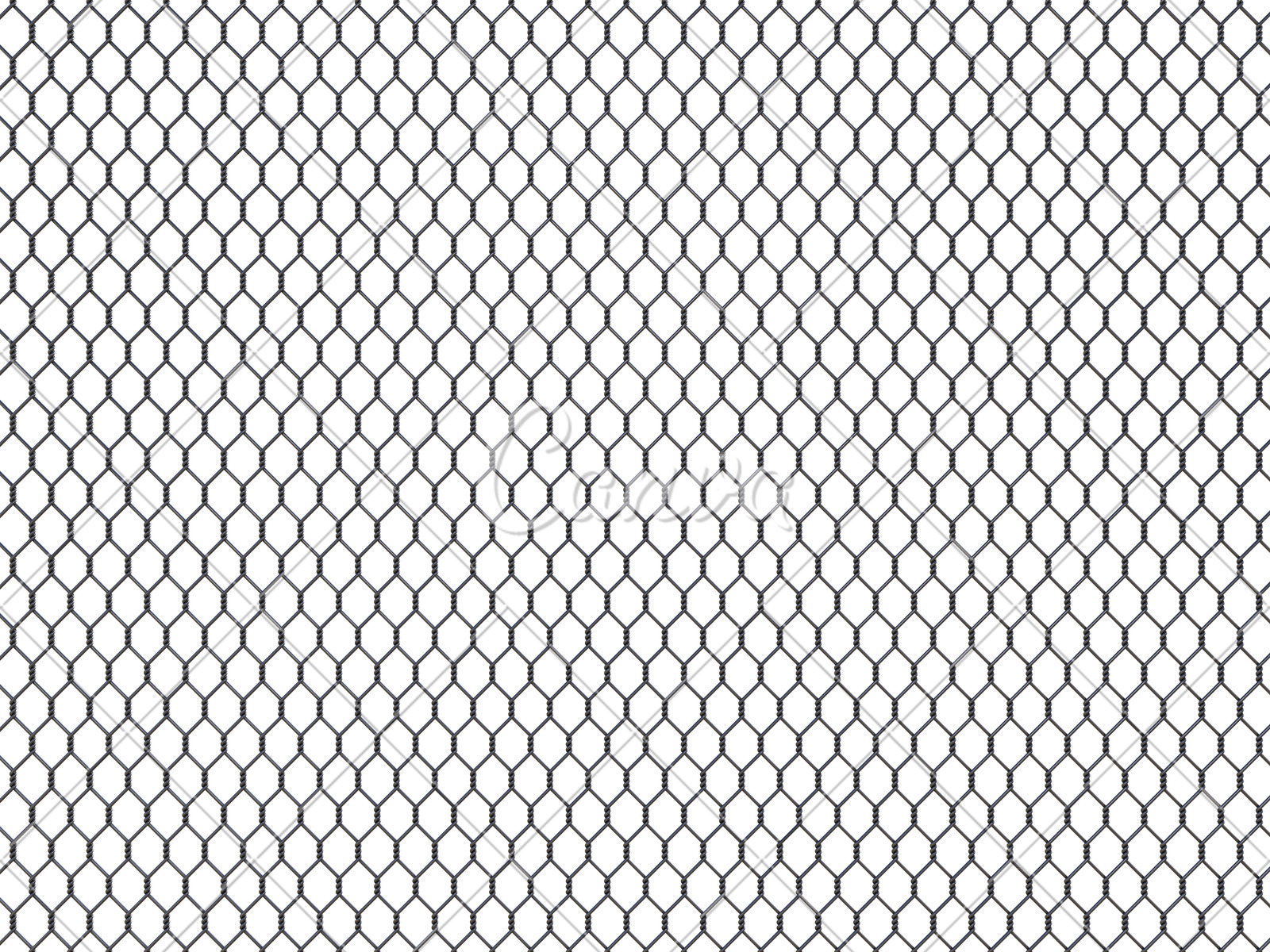 背景黑色简单金属篱笆铁形状格子重复六边形