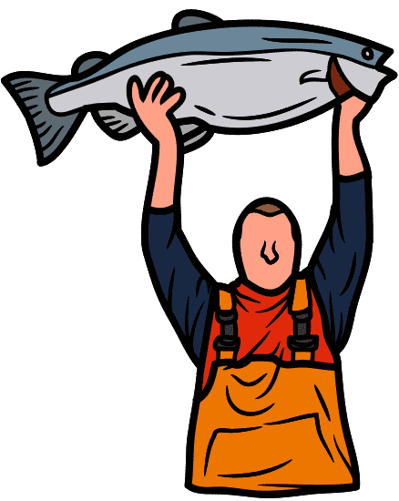 渔民动画图片