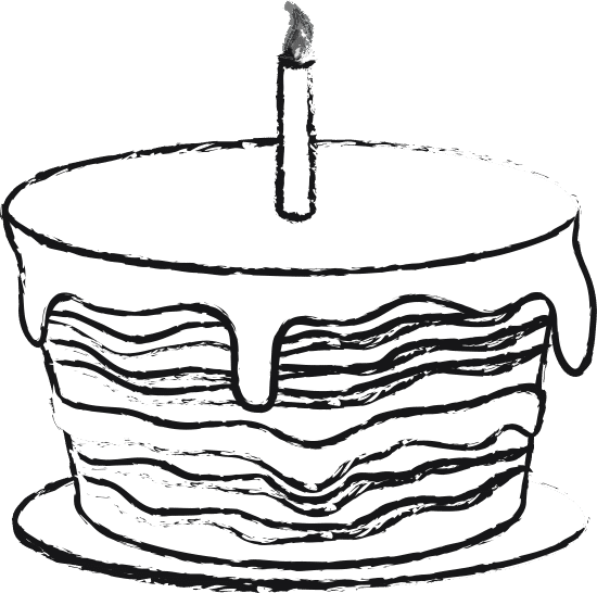 生日蛋糕素描生日蛋糕素描 birthday cake sketch birthday cake