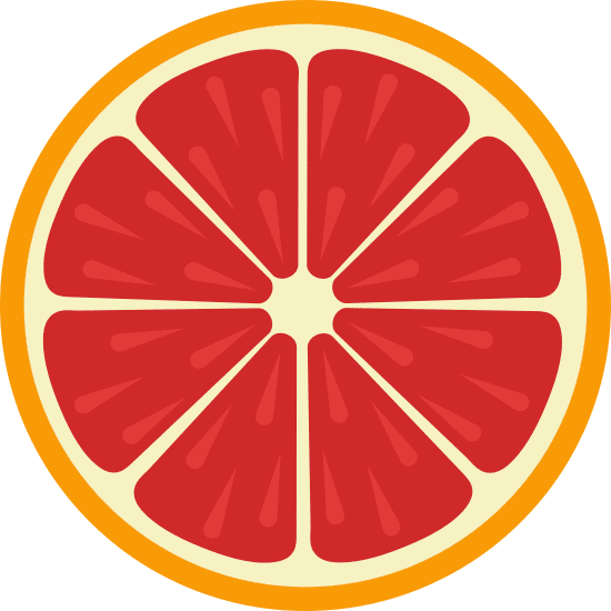 Slice Of Grapefruit Illustration 素材 Canva可画