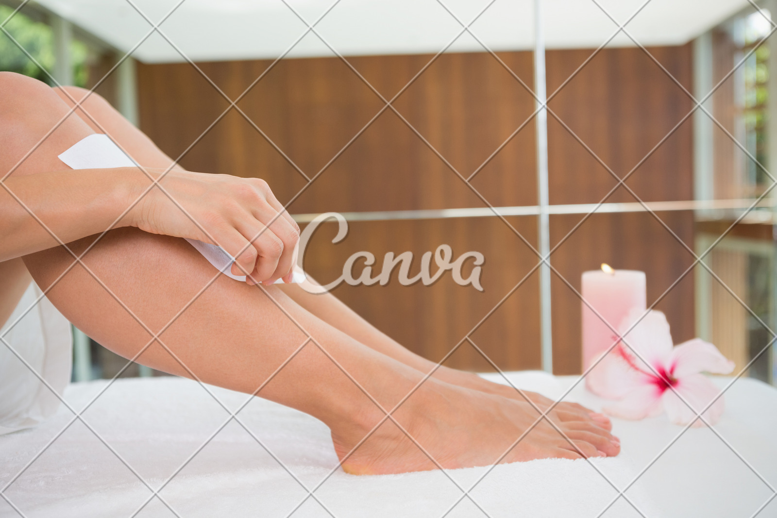 美容院室内腿关爱蜡生活方式spa美容华贵健康保健休闲活动