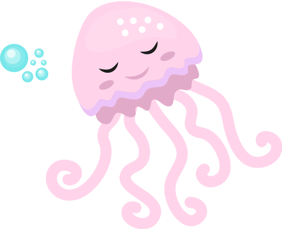 cute jellyfish icon