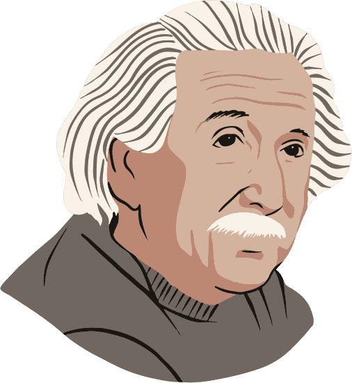 爱因斯坦的头像简笔画图片
