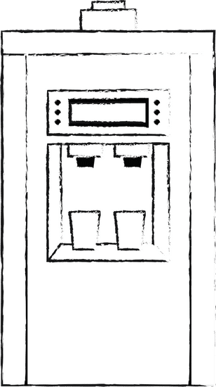 饮水机素描饮水机素描 water dispenser sketch water dispenser