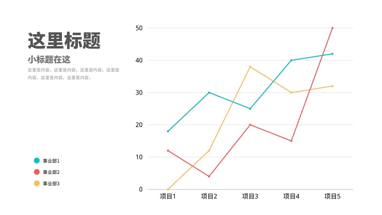 信息图例 折线图 模板 canva可画