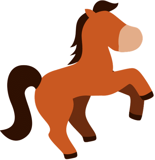 马动物卡通 horse animal cartoon