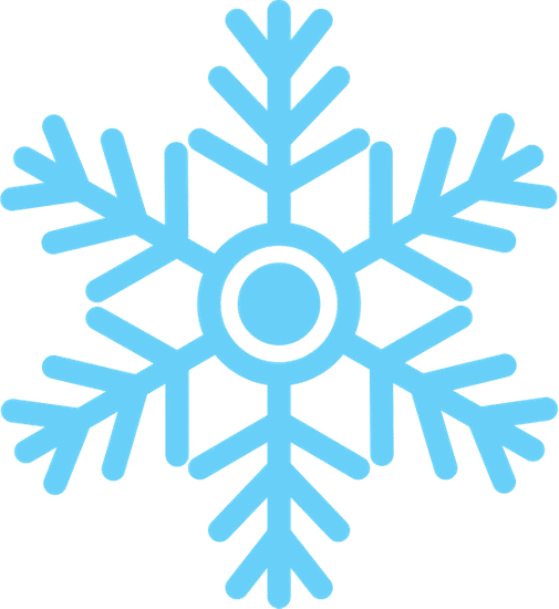 冬季雪花符号 snowflake winter symbol
