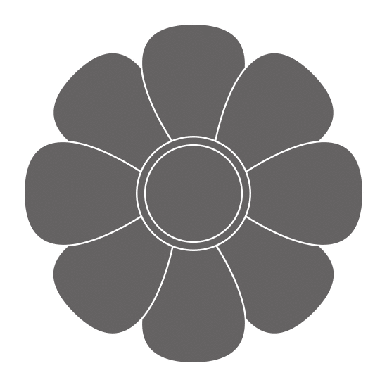 灰色花图标灰色花图标grey Flower Icon Grey Flower Icon素材 Canva中国