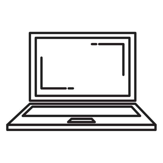 computer laptop icon 