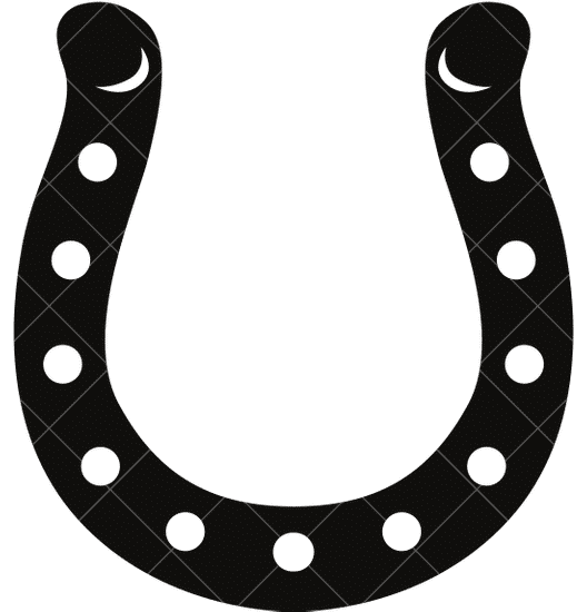 Lucky Horseshoe Silhouette