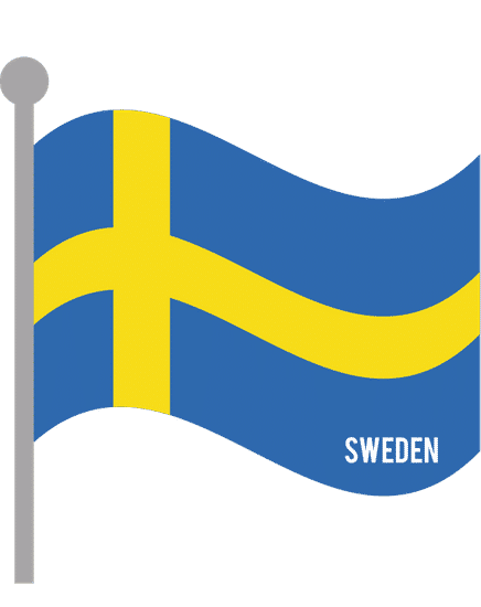 瑞典爱国旗帜 sweden patriotic flag