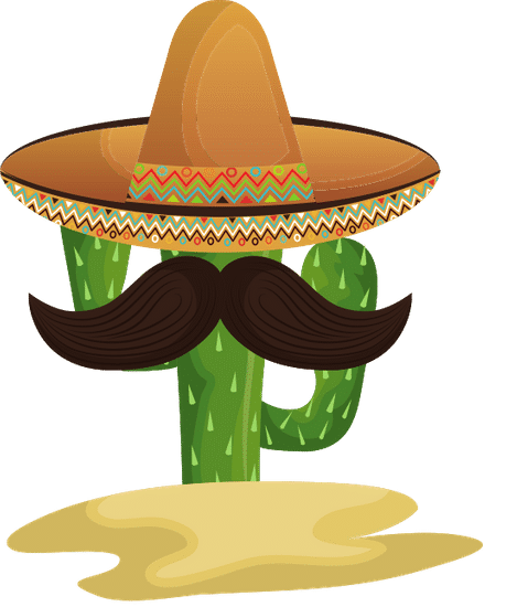 墨西哥仙人掌字符墨西哥仙人掌字符mexican Cactus Character Mexican Cactus Character素材 Canva可画