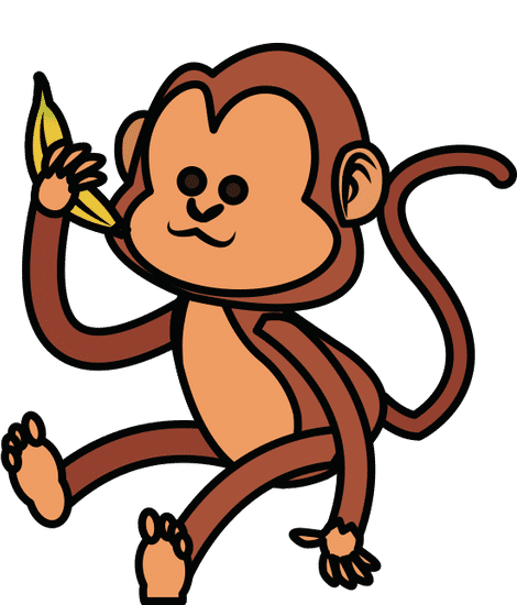 猴子卡通设计 monkey cartoon design