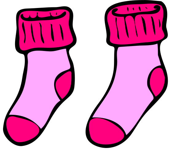 pair of socks vector 