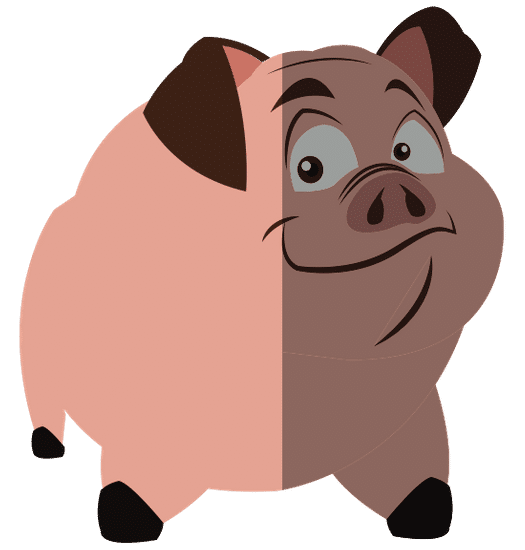 猪卡通猪卡通pig Cartoon Pig Cartoon素材 Canva可画