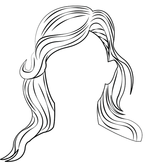 女生的头发 woman hair