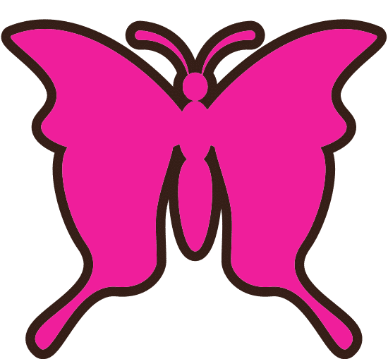 pink butterfly vector png