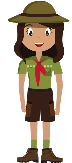 女童军女童军girl Scout Girl Scout素材 Canva可画