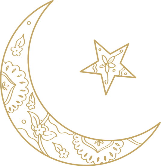 伊斯兰教宗教纹样符号天体素材 Canva可画