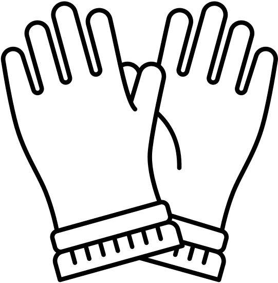 gloves gradient icon