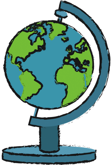 地球研究模型素描地球研究模型素描 globe study model sketch globe
