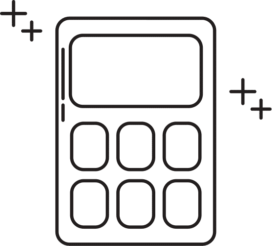 Calculator Equipment Office Line Icon Style素材 Canva中国