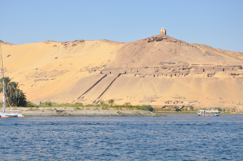 沙漠景观埃及沙丘尼罗河遗弃