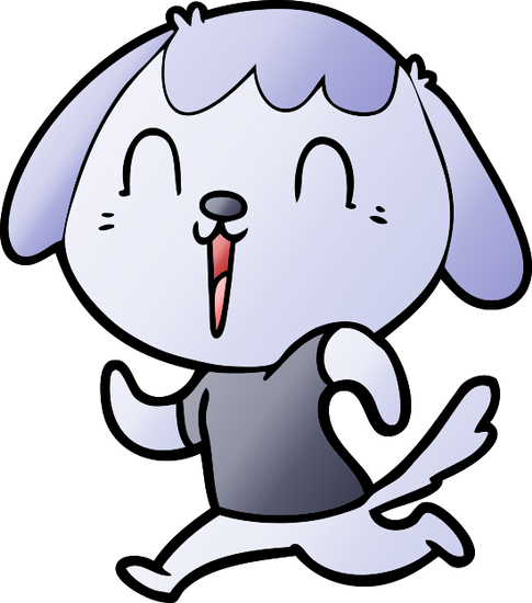 可爱的卡通狗cutecartoondog