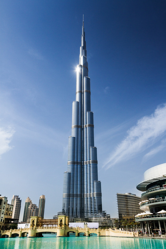 摩天大楼架构天际线楼房建筑物地标都市风景地标建筑迪拜结构图片