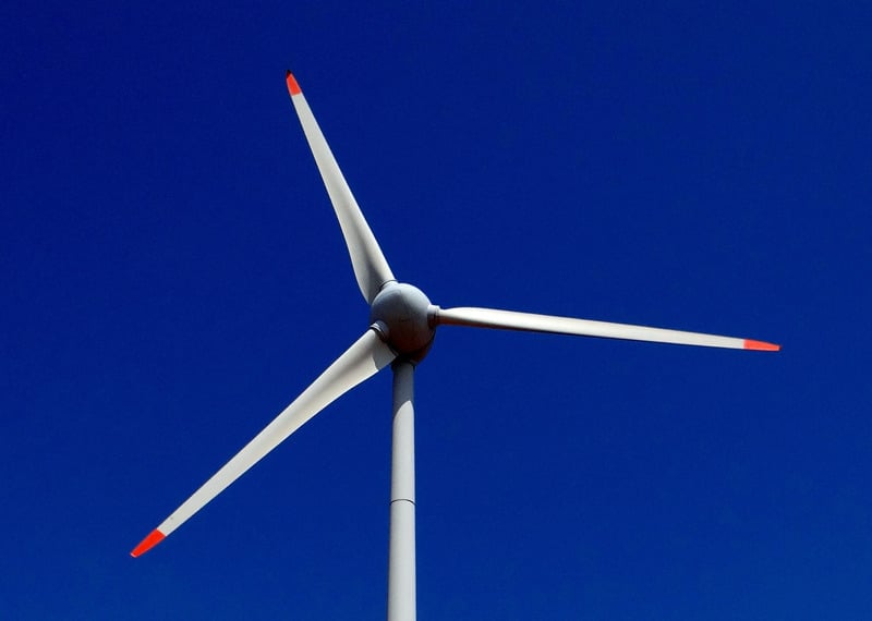 旋转风车风力量可持续发展风力发电机螺旋桨风力风能发电机