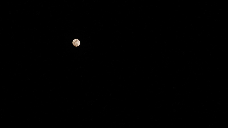 月亮月球黑夜夜晚满月深色的黑暗望月忧郁的高清图片 - canva中国