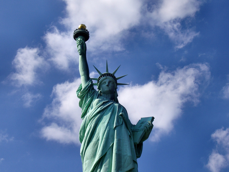 自由女神像地标地标建筑美国美利坚合众国纽约