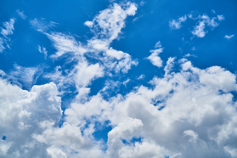 天气背景天空蓝色户外白色漂亮云朵白云多云图片