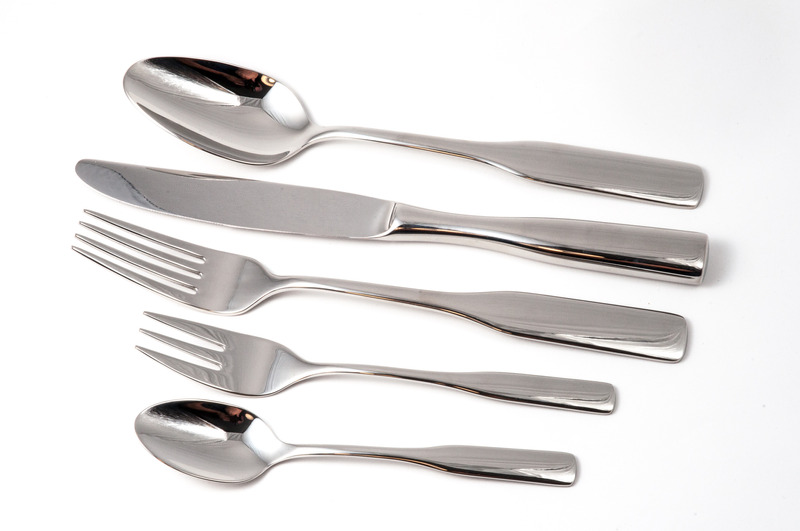 小刀刀餐具勺子叉子汤匙不锈钢刀具闪亮餐叉图片