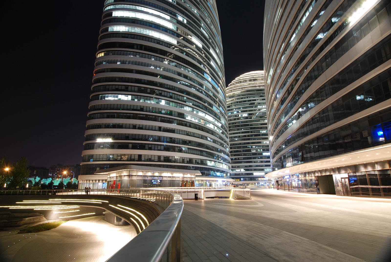 夜景城市夜景北京高清图片 canva可画